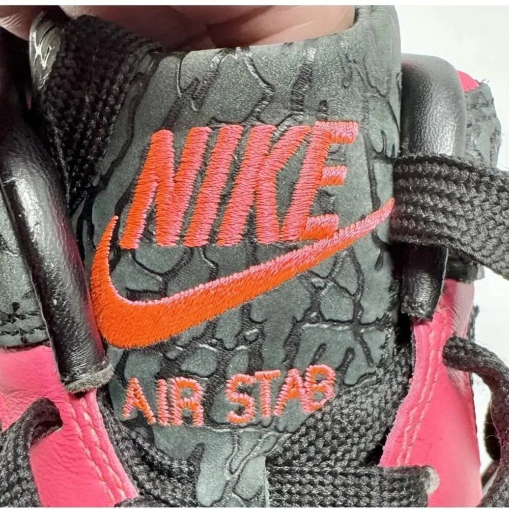 UEC Nike Air Stab Premium 'Runnin N Gunnin' PINK BLACK SZ 9 PERFECT CONDITION